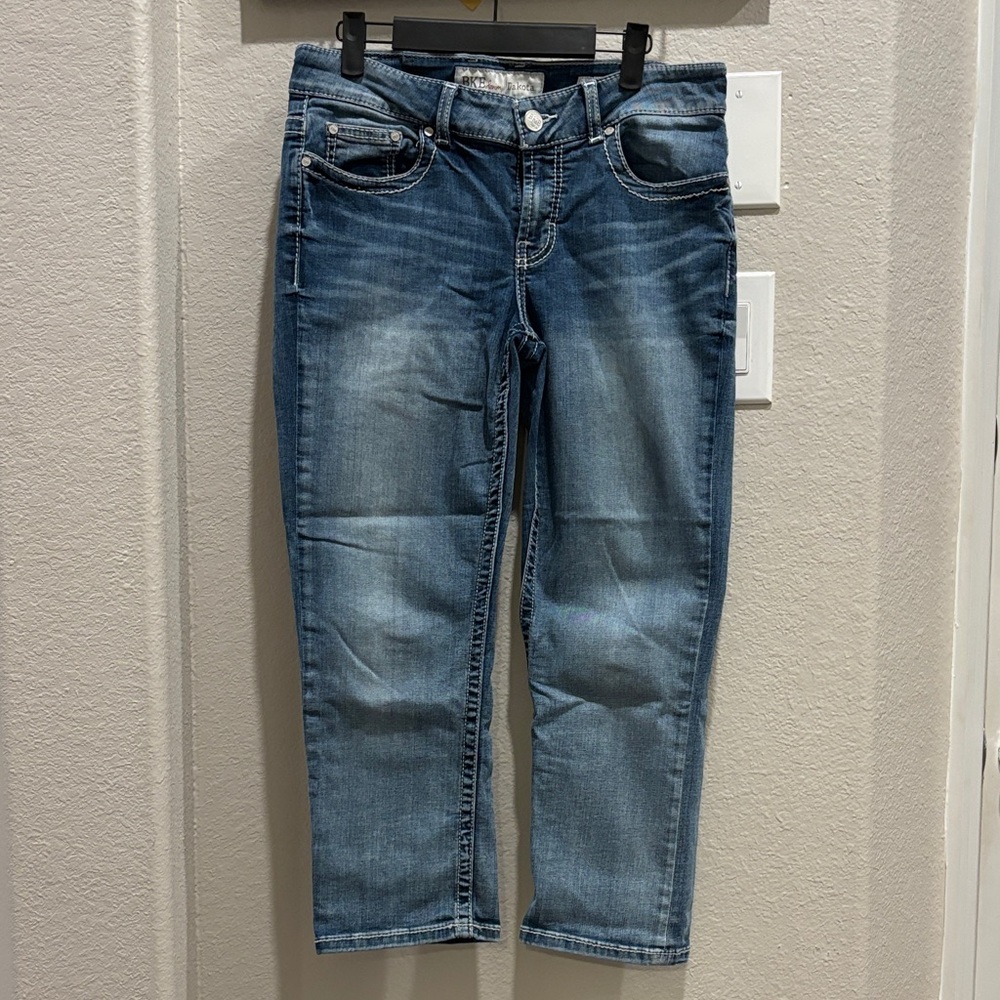 BKE Light Blue Cropped Jeans